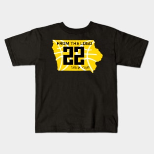 From the logo 22 Iowa Caitlin Clark Kids T-Shirt